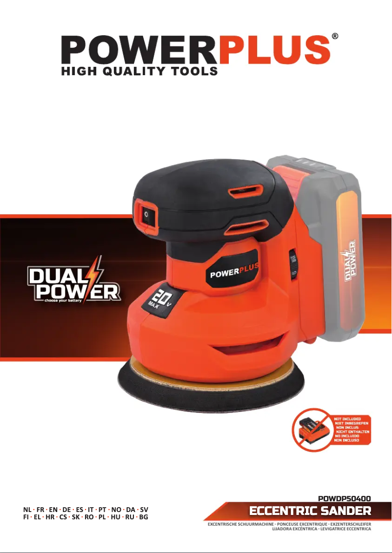 Page n°1 - Manuel utilisateur PowerPlus POWDP50400