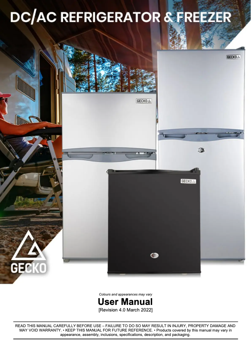 Image de la première page du manuel de l'appareil GKFF-10S