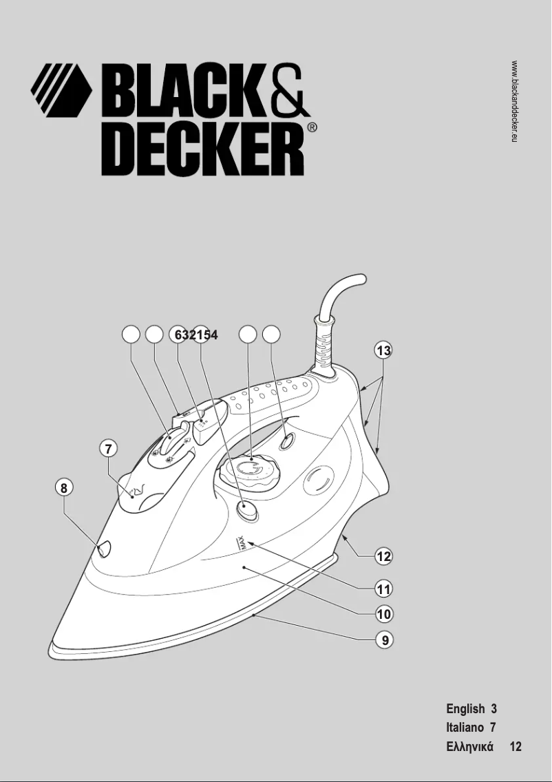 Page 1 de la notice Manuel utilisateur Black & Decker XT2200CP