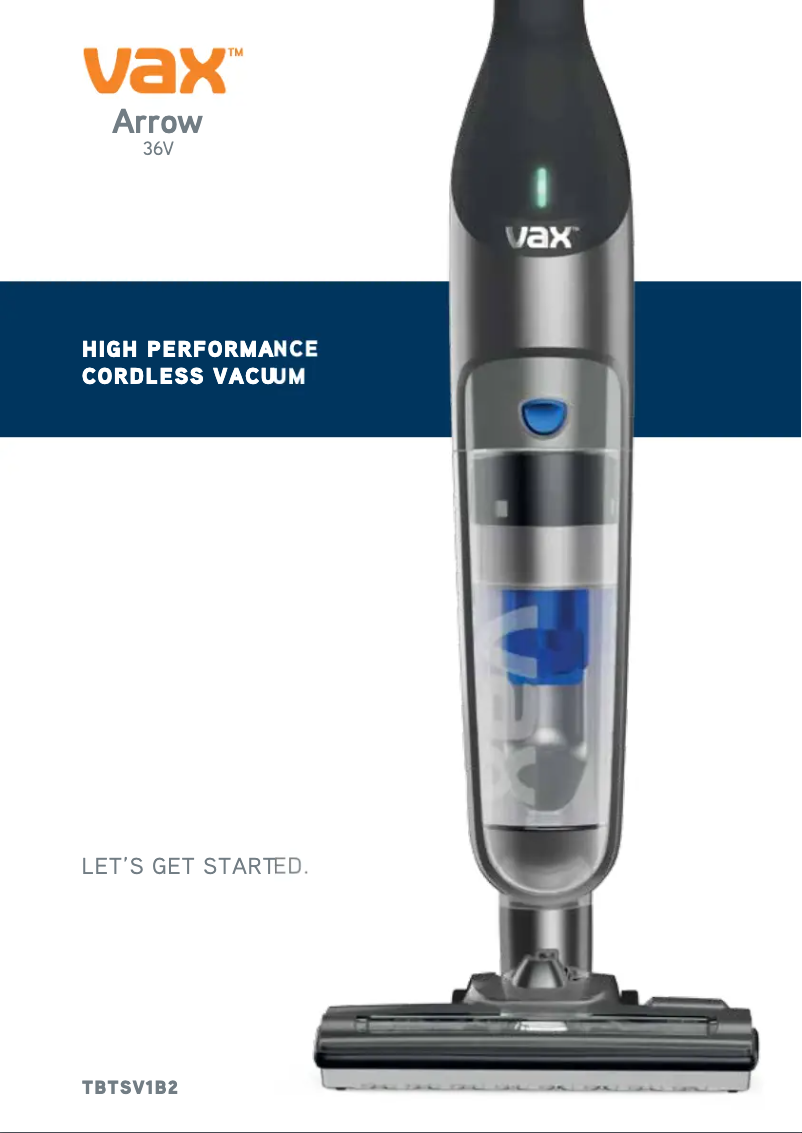 Image de la première page du manuel de l'appareil Arrow TBTSV1B1