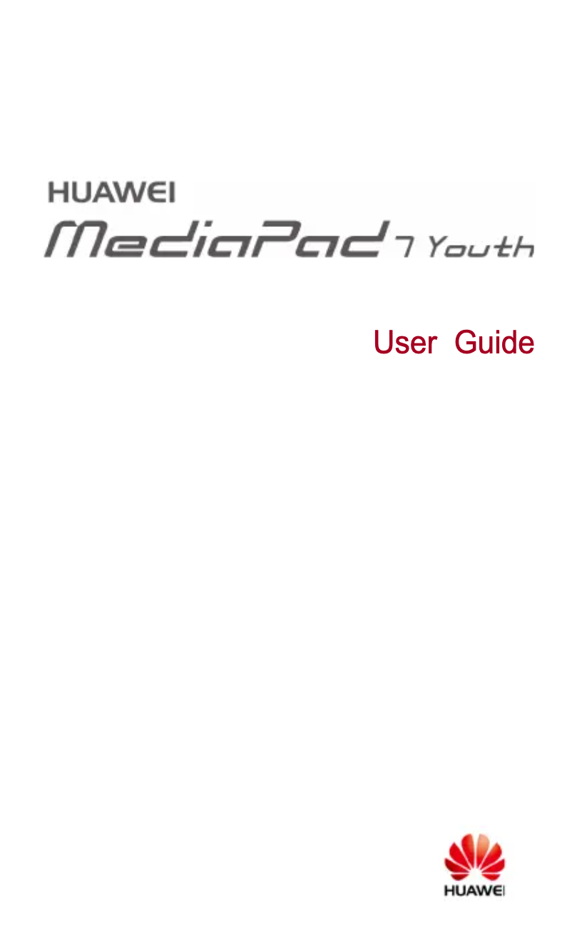 Page 1 of the manual User Manual Huawei MediaPad 7 Youth