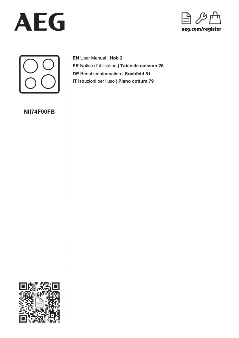 Image de la première page du manuel de l'appareil NII74F00FB