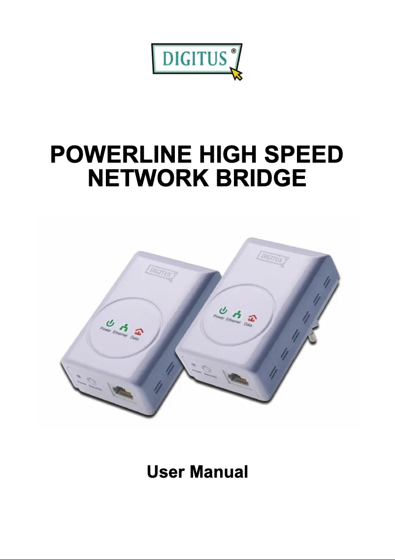 Page 1 of the manual User Manual Digitus DN-15023