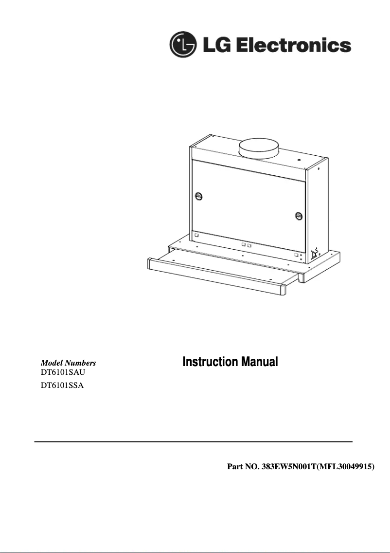 Page n°1 - Manuel utilisateur LG DT6101SAU