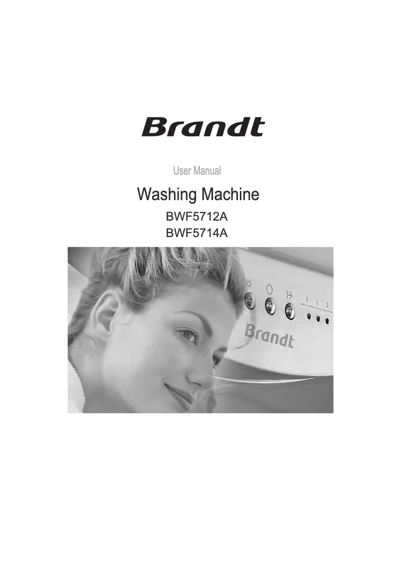 Page n°1 - Manuel utilisateur Brandt BWF5714A