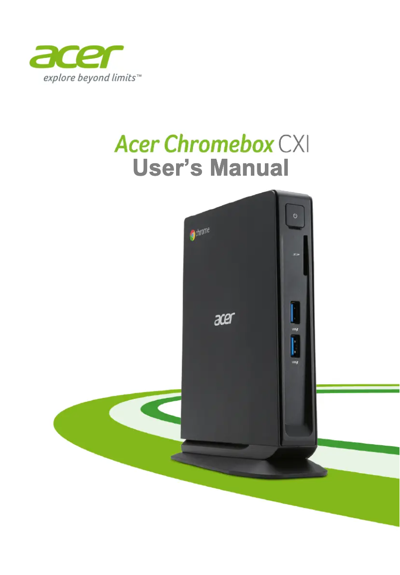 Image de la première page du manuel de l'appareil CXI-i34GKM