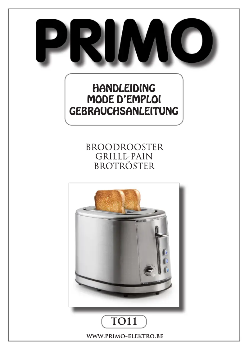 Image de la première page du manuel de l'appareil TO11