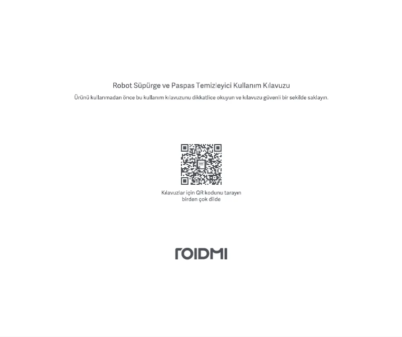 Page n°1 - Manuel utilisateur Roidmi EVE Plus