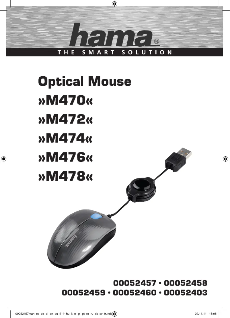 Image de la première page du manuel de l'appareil M476