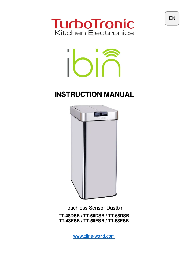 Page n°1 - Manuel utilisateur Sport-Tronic iBin TT-68DSB