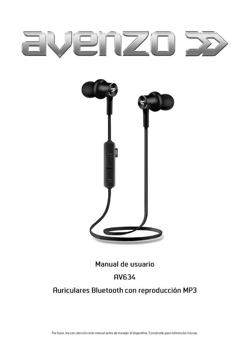 Page n°1 - Manuel utilisateur Avenzo AV634NG