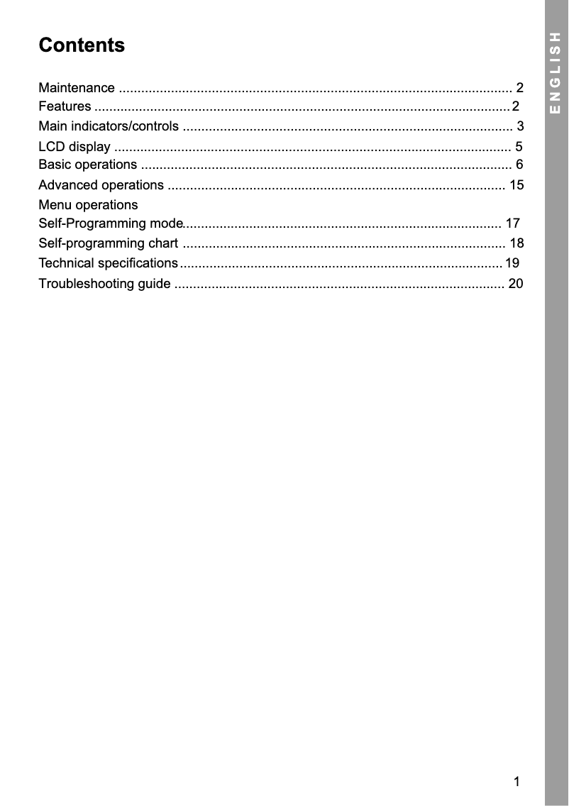 Page n°1 - Manuel utilisateur Midland CT200