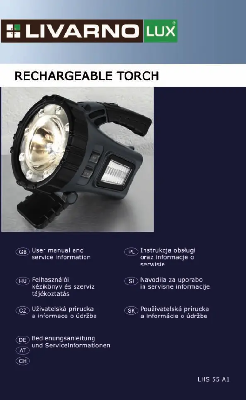 Page n°1 - Manuel utilisateur Livarno Lux LHS 55 A1