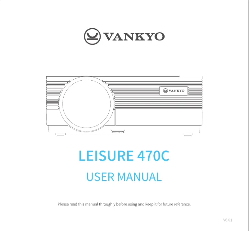 Page n°1 - Manuel utilisateur Vankyo Leisure 470C