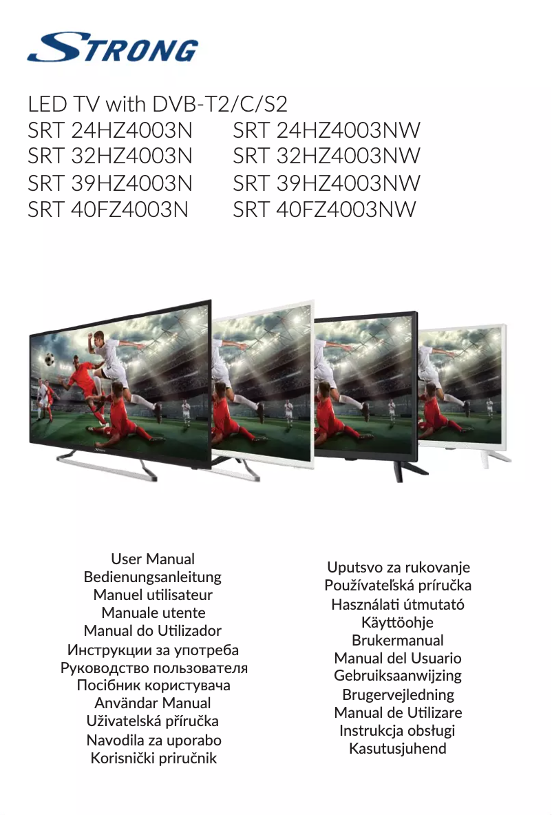 Page 1 de la notice Manuel utilisateur Strong SRT 40FZ4003N