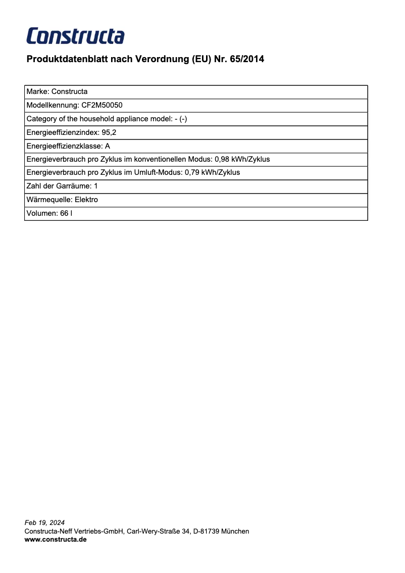 Image de la première page du manuel de l'appareil CF2M50050