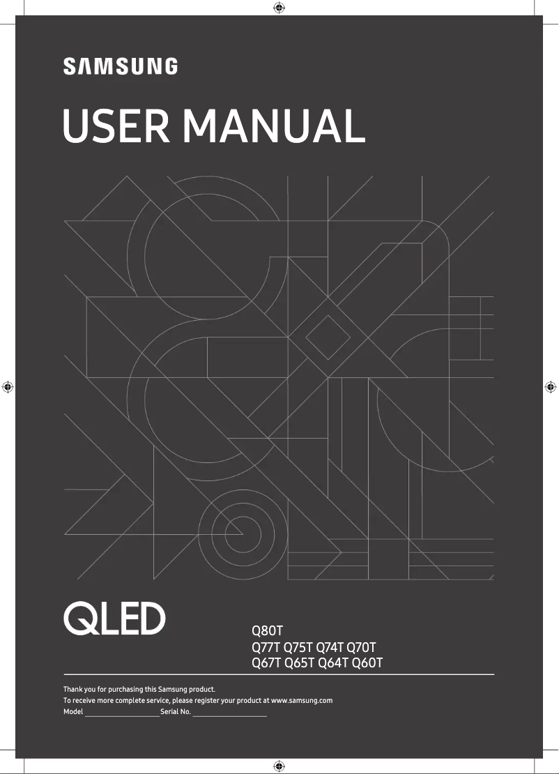 Page n°1 - Manuel utilisateur Samsung QE85Q70TAT