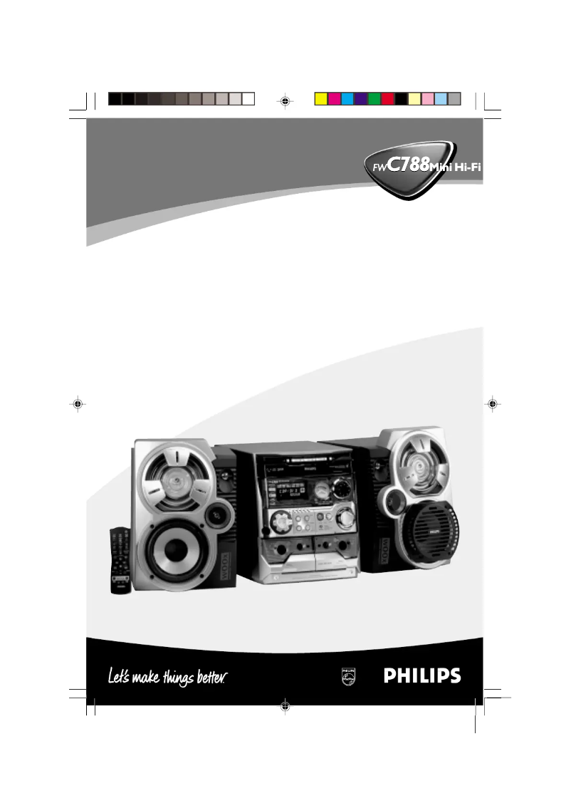 Page 1 de la notice Manuel utilisateur Philips FW788P