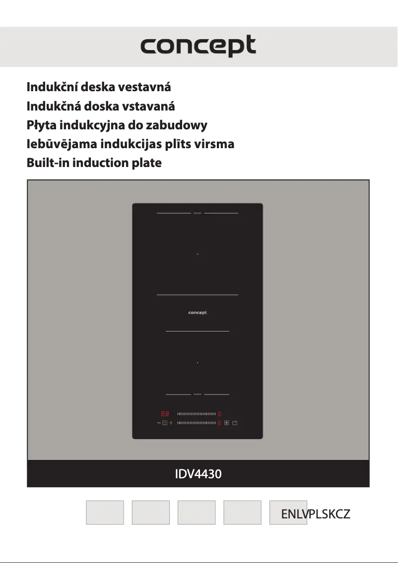 Page 1 de la notice Manuel utilisateur Concept IDV4430