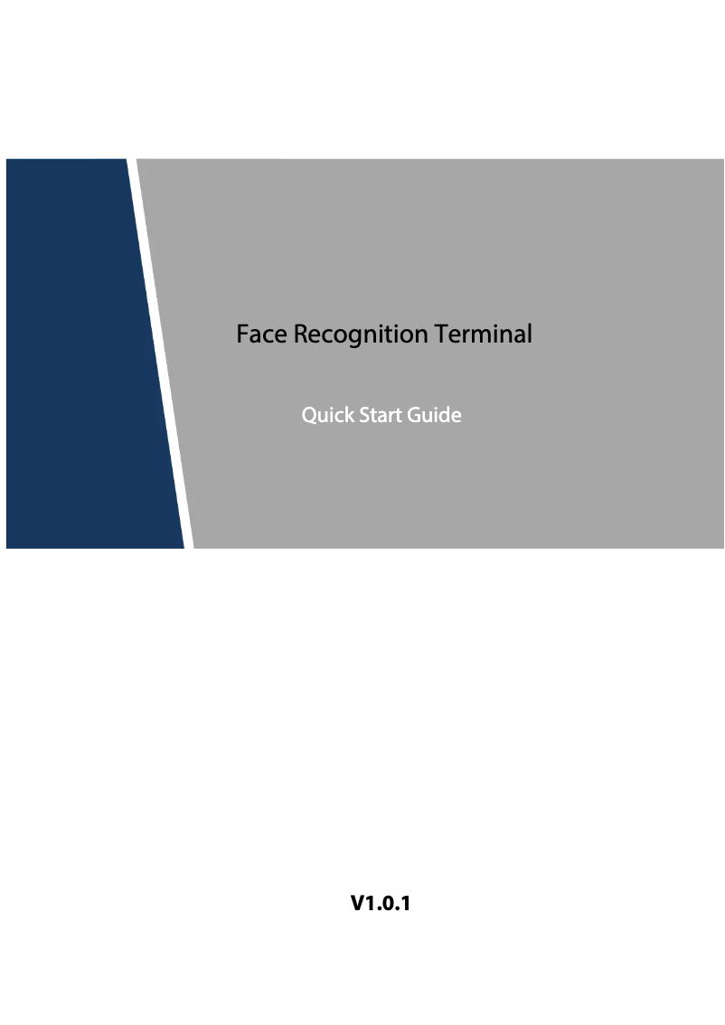 Page n°1 - Guide de démarrage rapide Dahua Technology ASI8223Y-A-V3