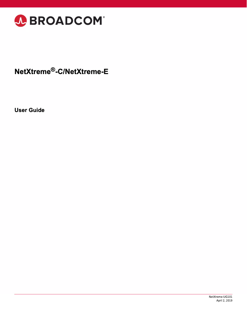 Page 1 de la notice Manuel utilisateur Broadcom P150P