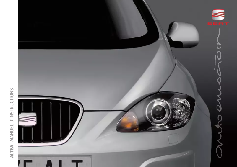 Page 1 de la notice Manuel utilisateur Seat Altea (2010)