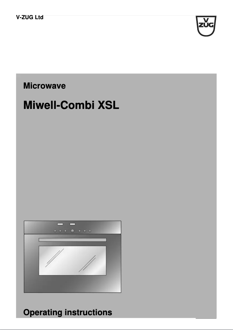 Image de la première page du manuel de l'appareil Miwell-Combi XSL