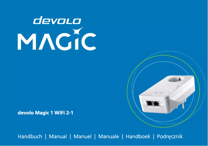 Page n°1 - Manuel utilisateur Devolo Magic 1 WiFi