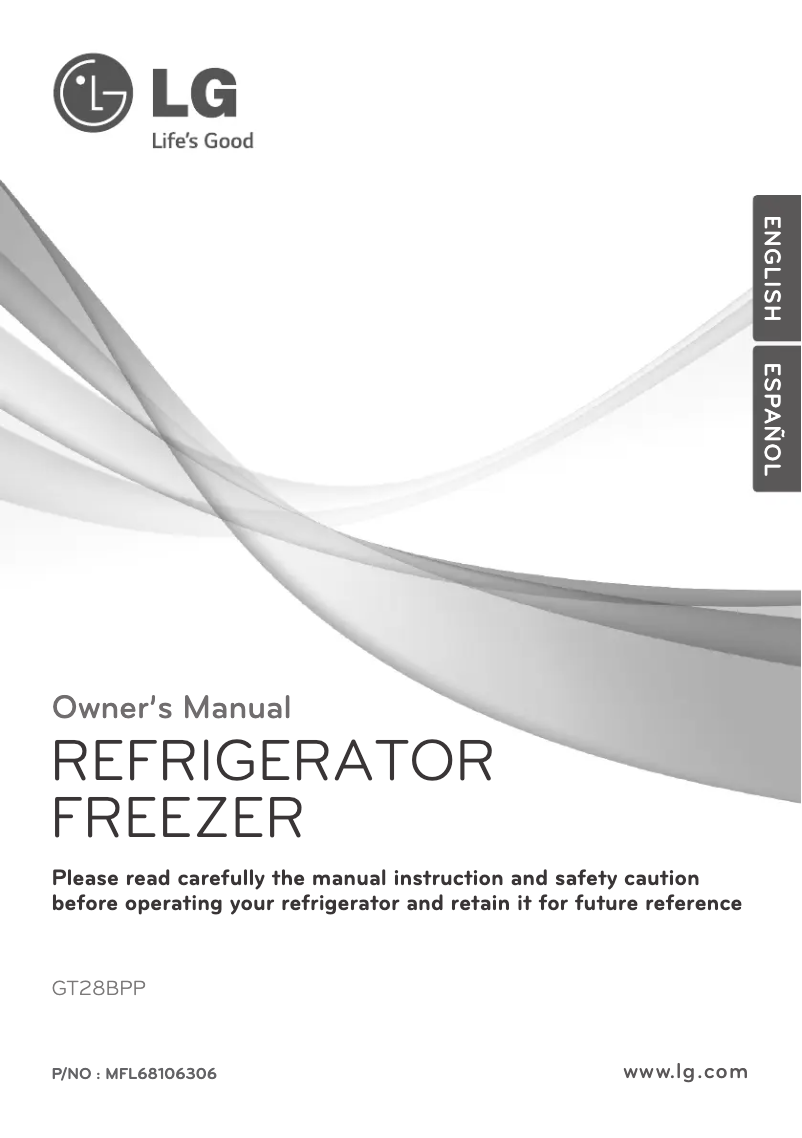 Página 1 del manual Manual de usuario LG GT28BPP