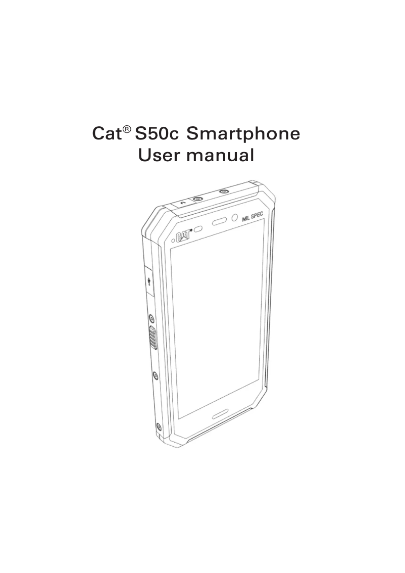 Image de la première page du manuel de l'appareil S50C