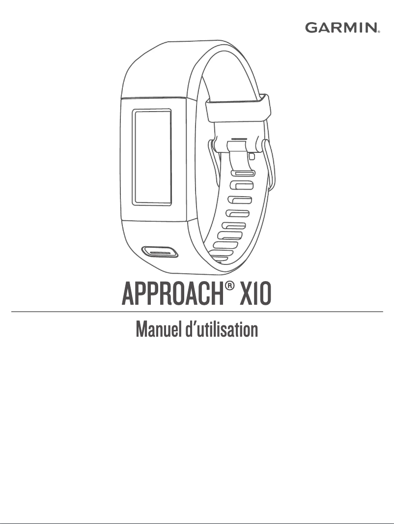 Image de la première page du manuel de l'appareil Approach X10