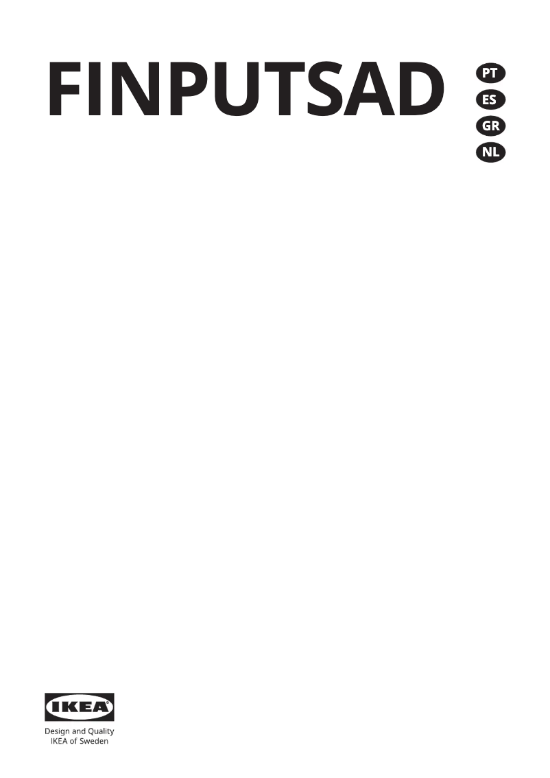 Image de la première page du manuel de l'appareil FINPUTSAD