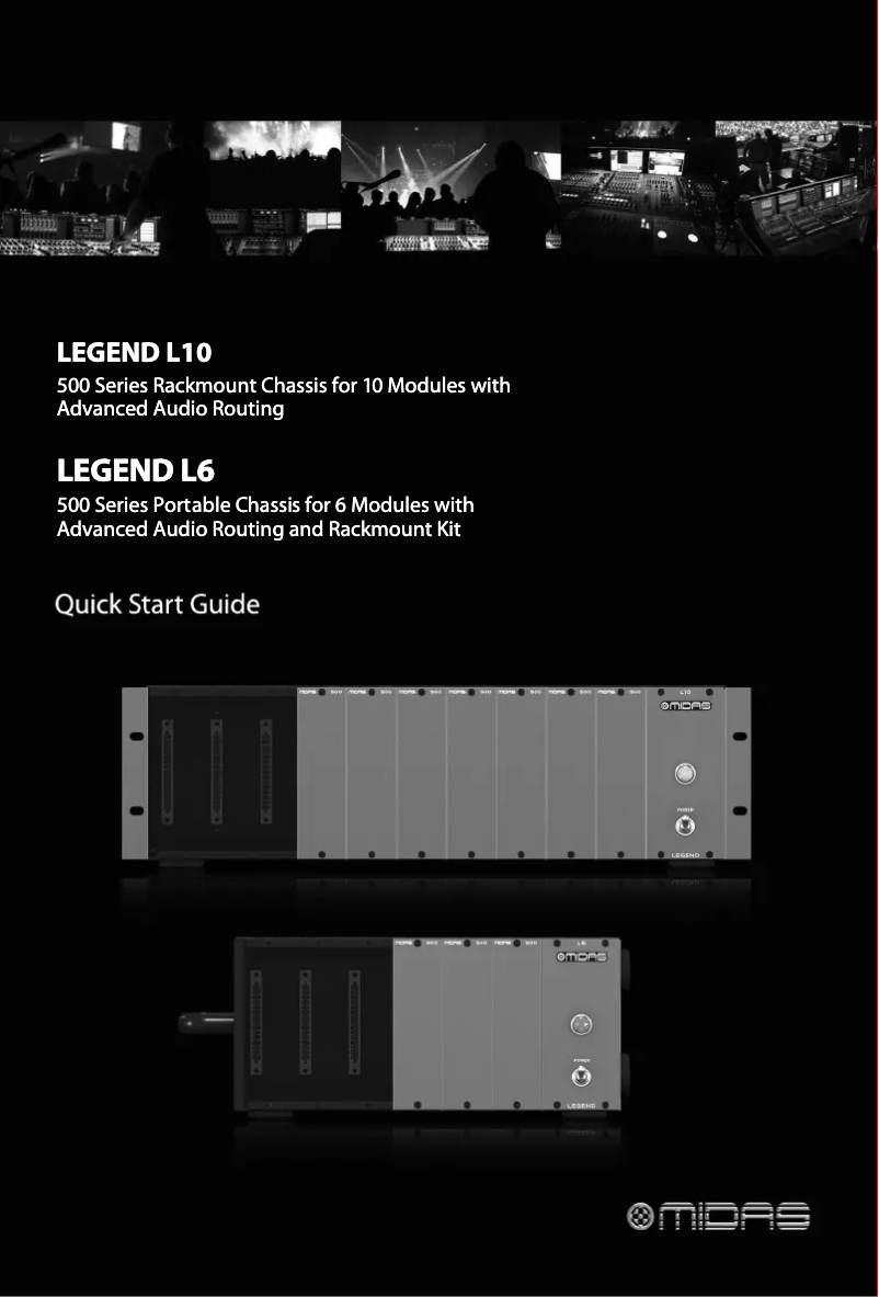 Image de la première page du manuel de l'appareil Legend L10