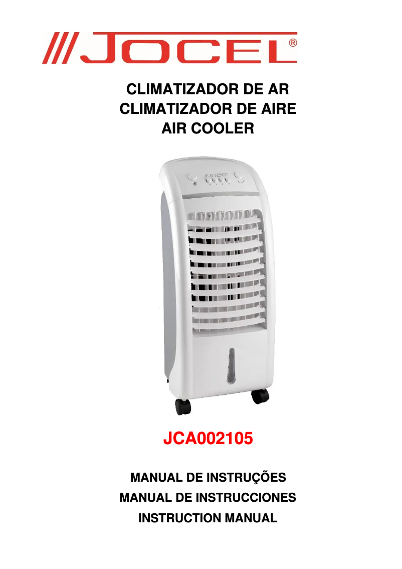 Página 1 del manual Manual de usuario Jocel JCA002105