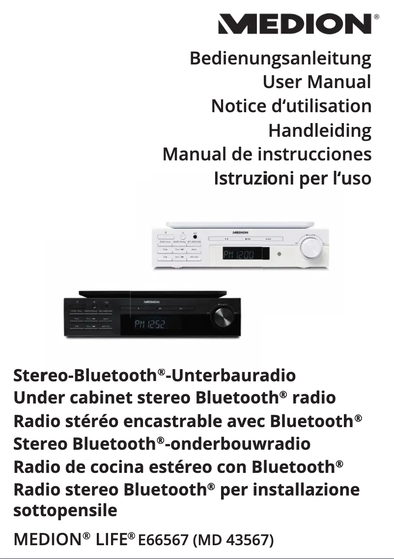 Page n°1 - Manuel utilisateur Medion LIFE E66567 MD 43567