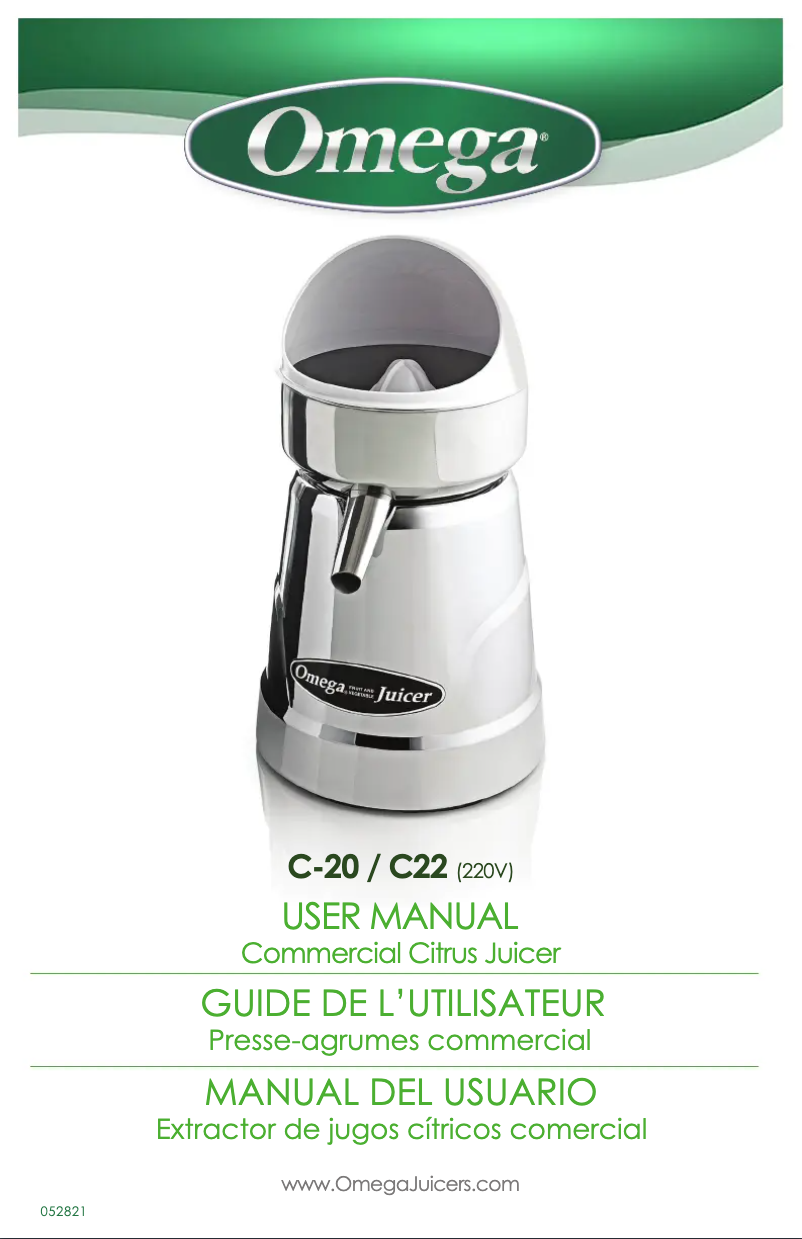 Image de la première page du manuel de l'appareil C20