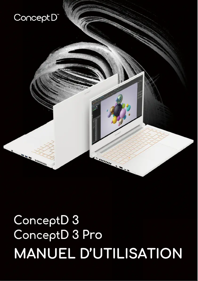 Página 1 del manual Manual de usuario Acer ConceptD 3 Pro