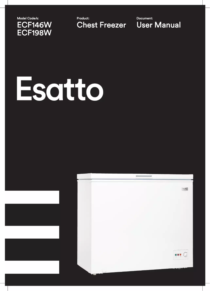 Page n°1 - Manuel utilisateur Esatto ECF146W