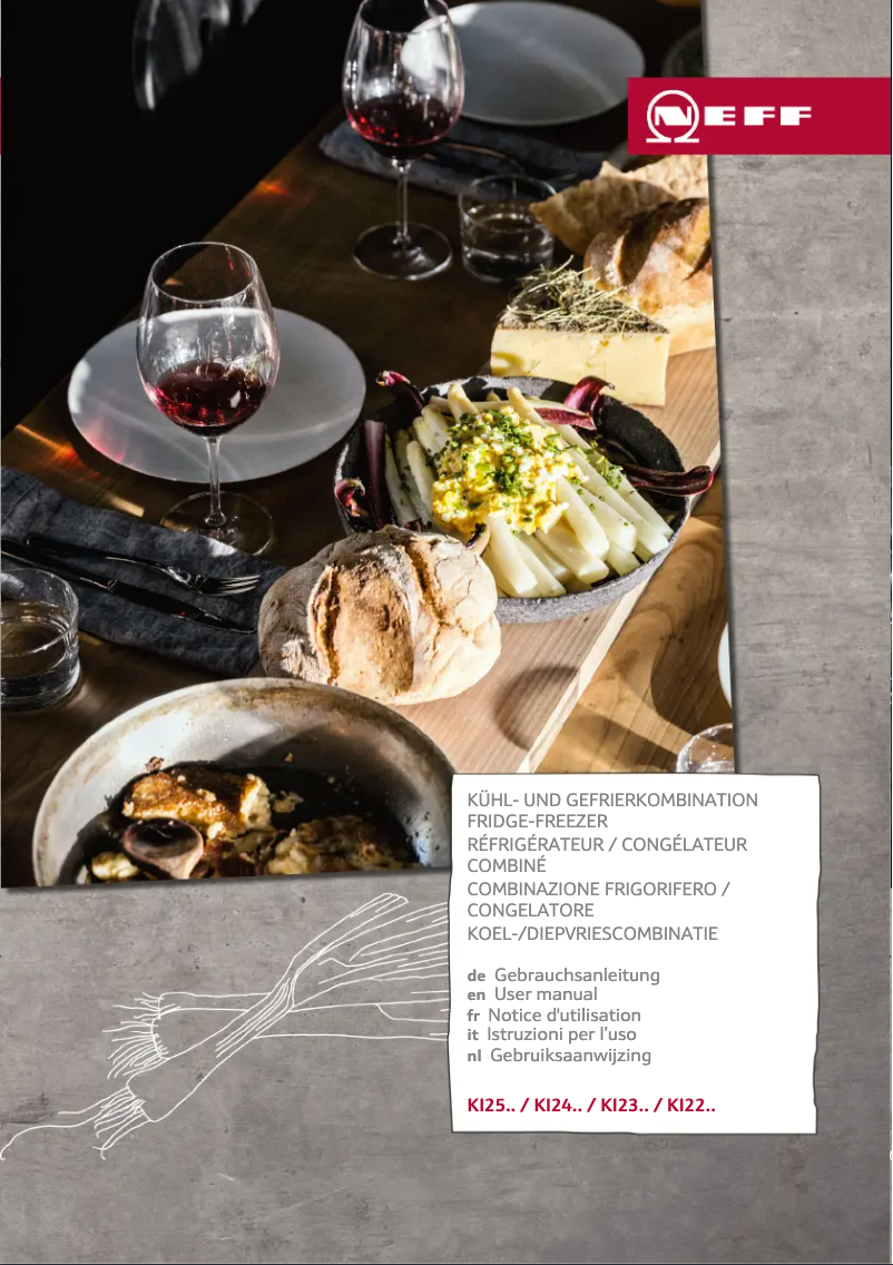 Page n°1 - Manuel utilisateur Neff KI2523F30