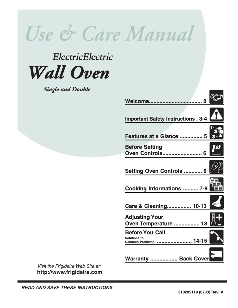 Image de la première page du manuel de l'appareil PLEB30S9FC