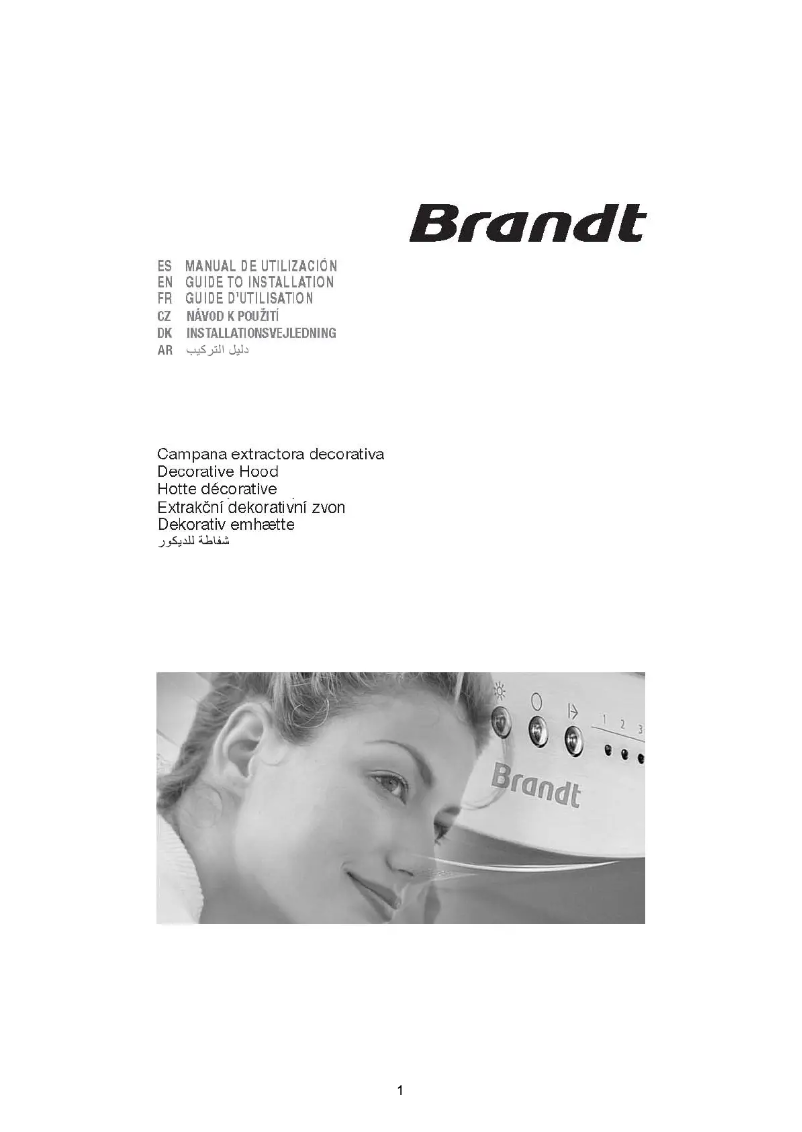 Page n°1 - Manuel utilisateur Brandt BHB6901X