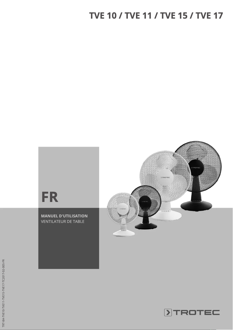 Page n°1 - Manuel utilisateur Trotec TVE 11