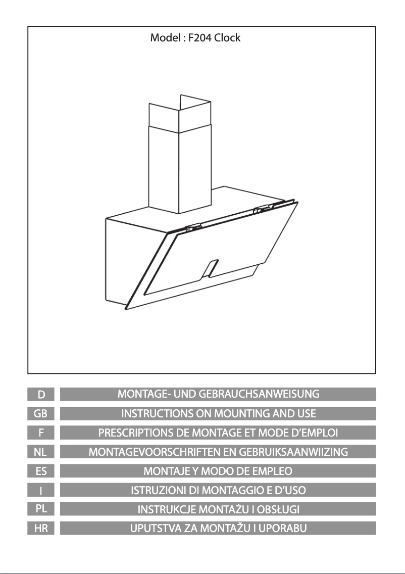 Page 1 de la notice Manuel utilisateur Airforce F204