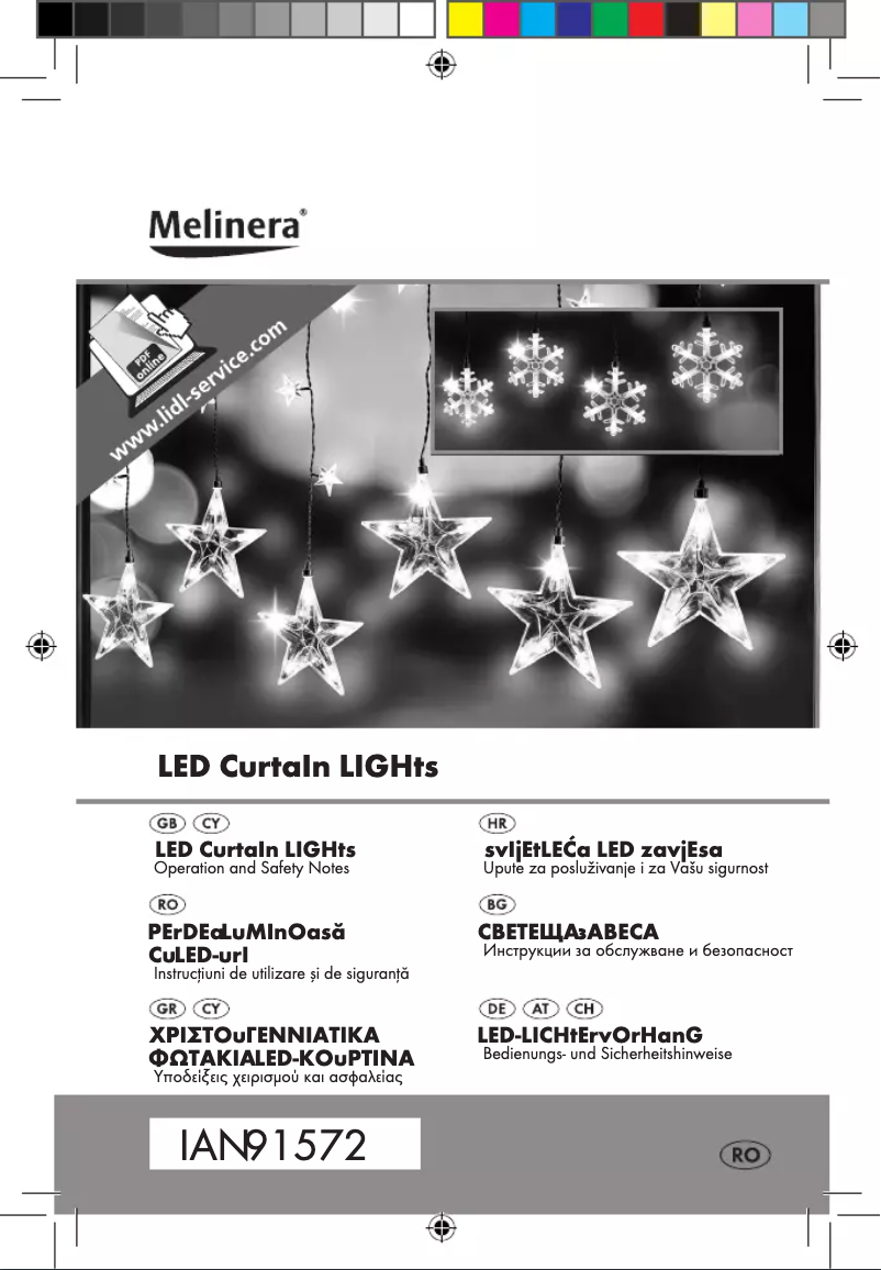 Page n°1 - Manuel utilisateur Melinera IAN 91572