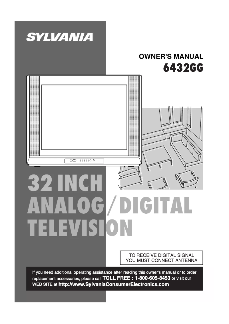 Page n°1 - Manuel utilisateur Sylvania 6432GG