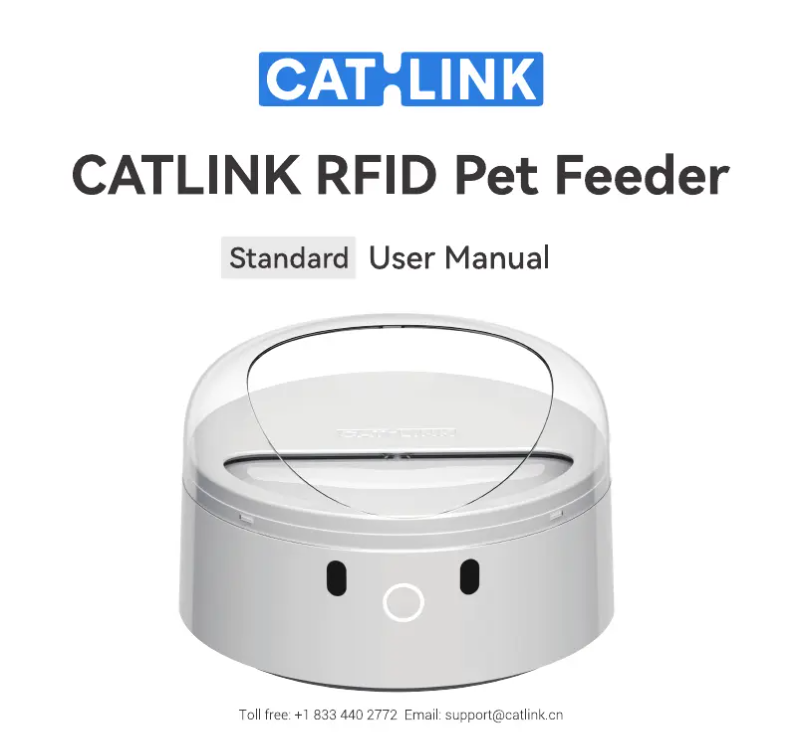 Page 1 de la notice Manuel utilisateur Catlink RFID Feeder