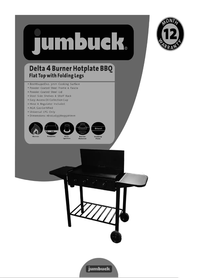 Page 1 de la notice Manuel utilisateur Jumbuck Delta