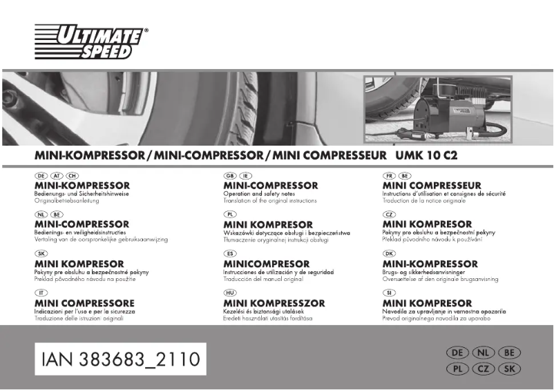 Page n°1 - Manuel utilisateur Ultimate Speed UMK 10 C2