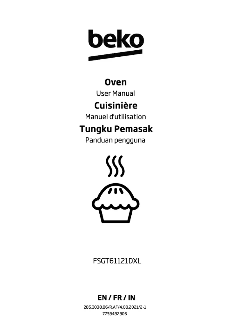Page 1 de la notice Manuel utilisateur Beko FSGT61121DXL