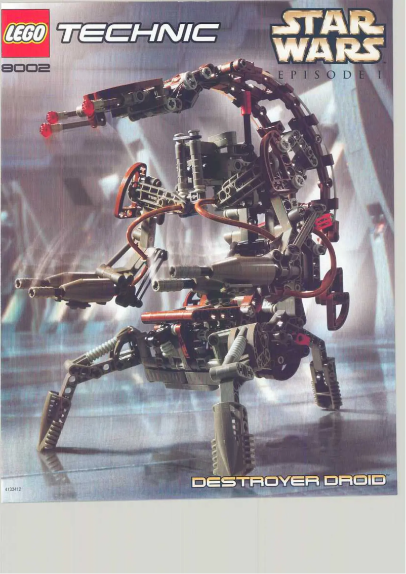 Image de la première page du manuel de l'appareil Destroyer Droid (TM)